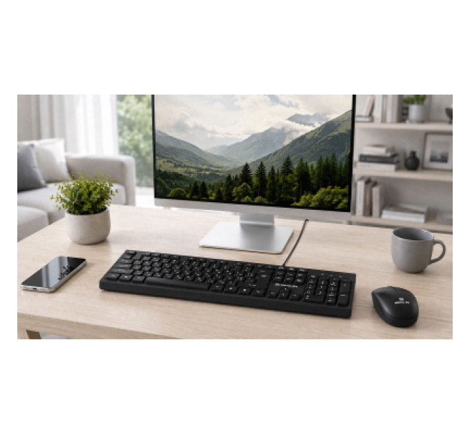 REAL-EL Клавіатура REAL-EL RK-510 USB Black (EL123100053)