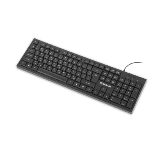 REAL-EL Клавіатура REAL-EL RK-510 USB Black (EL123100053)