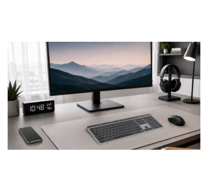 REAL-EL Клавіатура REAL-EL RK-737W Wireless/Bluetooth Black/Grey (EL123100060)