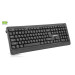 REAL-EL Клавіатура REAL-EL RK-760W Wireless Black (EL123100058)