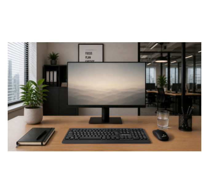 REAL-EL Клавіатура REAL-EL RK-760W Wireless Black (EL123100058)