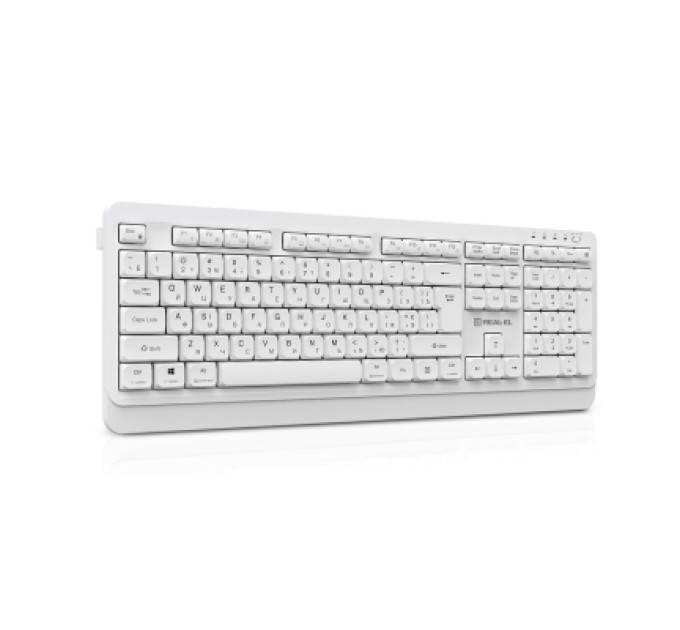 REAL-EL Клавіатура REAL-EL RK-761W Wireless White (EL123100059)