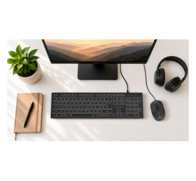 REAL-EL Мишка REAL-EL RM-206 USB Black (EL123200061)