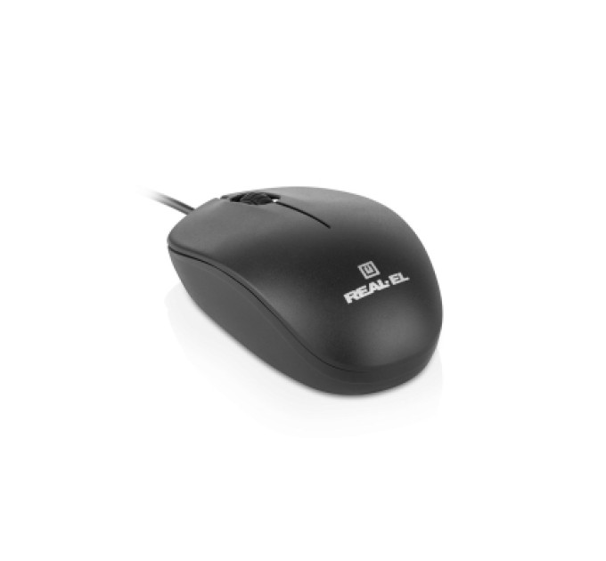 REAL-EL Мишка REAL-EL RM-206 USB Black (EL123200061)