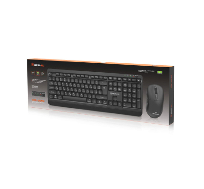 REAL-EL Комплект REAL-EL KIT-555W Wireless Black (EL123100056)