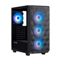 Prologix Корпус Prologix E120 Tempered Glass&Mesh Black