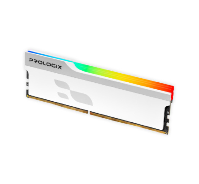 Prologix Модуль пам'яті для комп'ютера DDR4 8GB 3200 MHz Onyx White RGB Prologix (PRO8GB3200YWR4)