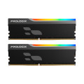 Prologix Модуль пам'яті для комп'ютера DDR5 32GB (2x16GB) 5600 MHz Onyx Black RGB Prologix (PRO32GB5600YBR5K)