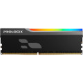 Prologix Модуль пам'яті для комп'ютера DDR4 16GB 3200 MHz Onyx Black RGB Prologix (PRO16GB3200YBR4)