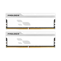 Модуль пам'яті для комп'ютера DDR5 32GB (2x16GB) 5600 MHz Onyx White Prologix (PRO32GB5600YW5K)