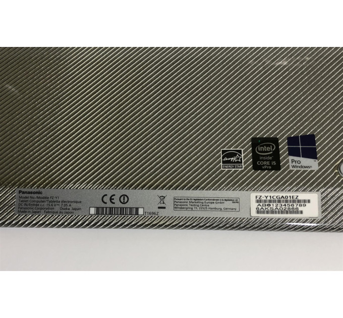 Panasonic Захищений планшет Panasonic Toughpad FZ-Y1 / 20" (3840x2560) IPS Touch / i5-5300U / 8GB / 256GB SSD /  Win11Pro - Б/в