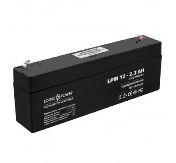 LogicPower Батарея до ДБЖ LogicPower LPM 12В 2.3 Ач (4132)