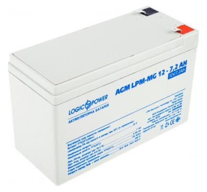 LogicPower Батарея до ДБЖ LogicPower LPM MG 12В 7.2Ач (6553)