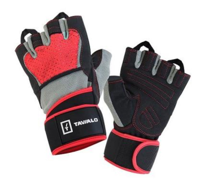 Tavialo Рукавички для фітнесу Tavialo Men M Black-Gray-Red (189205007)