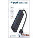 Gembird Хаб Gembird UHB-U3P4P-02 на 4 порти USB 3.1