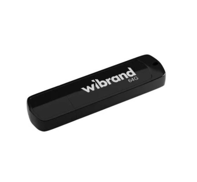 Wibrand USB флеш накопичувач Wibrand 64GB Grizzly Black USB 2.0 (WI2.0/GR64P3B)