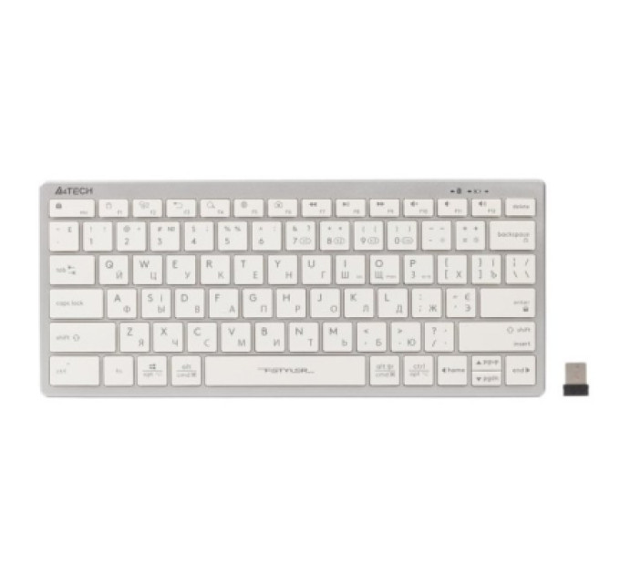 A4Tech Клавіатура A4Tech FBX51C Wireless/Bluetooth White (FBX51C White)