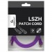 Cablexpert Патч-корд 0.5м S/FTP Cat 6A CU LSZH violet Cablexpert (PP6A-LSZHCU-V-0.5M)