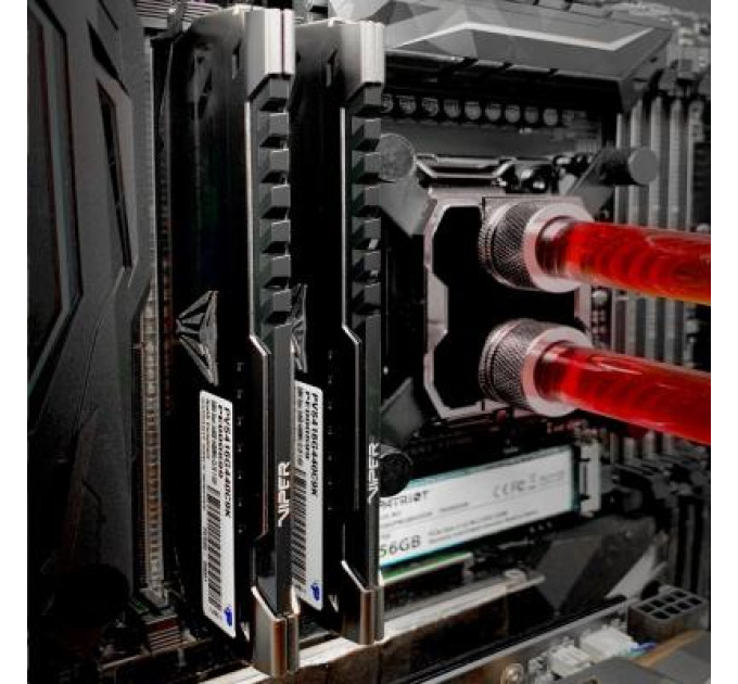 Patriot Модуль пам'яті для комп'ютера DDR4 16GB (2x8GB) 3600 MHz Viper Steel Patriot (PVS416G360C7K)