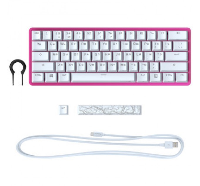 HyperX Клавіатура HyperX Alloy Origins 60 Pink (572Y6AA)