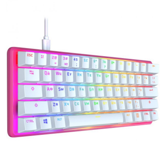HyperX Клавіатура HyperX Alloy Origins 60 Pink (572Y6AA)