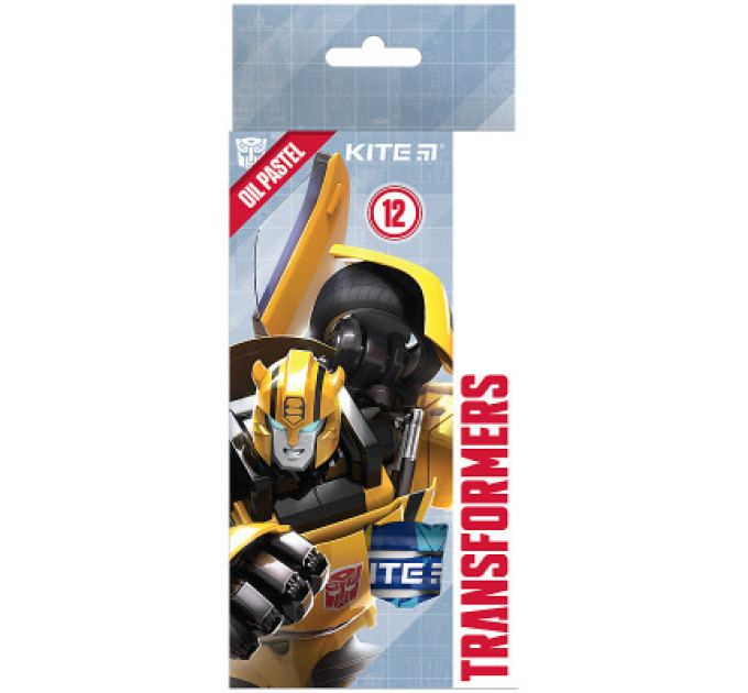 Kite Пастель Kite масляна, 12 кольорів Transformers (TF24-071)
