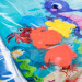 Akuku Дитячий килимок Akuku Надувний водний килимок Море (A0486)