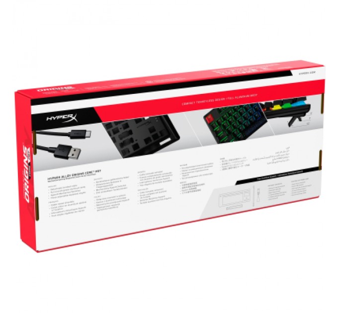 HyperX Клавіатура HyperX Alloy Origins Core PBT HX Aqua (639N9AA)