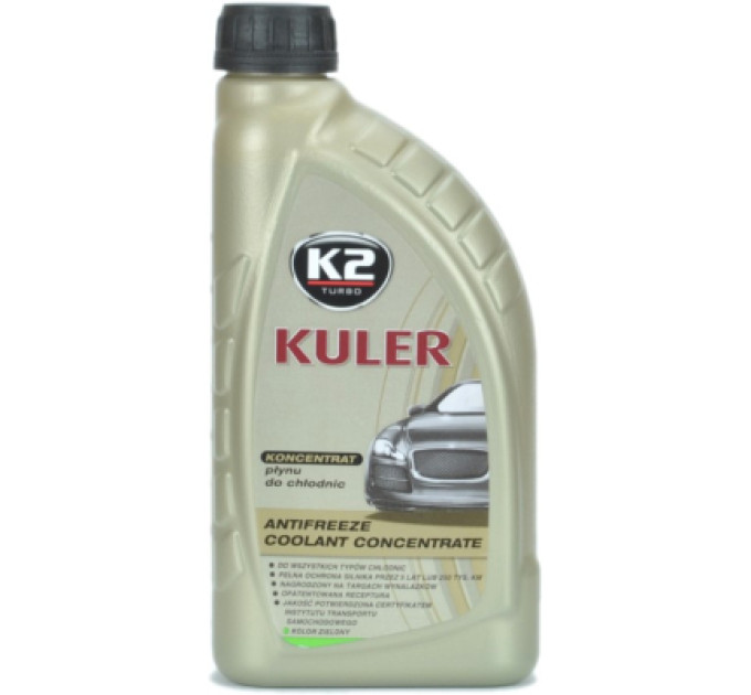 K2 Антифриз K2 KULER KONC. 1л GREEN (T211Z)