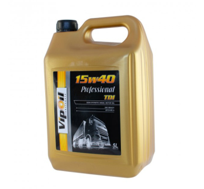 VIPOIL Моторна олива VIPOIL VipOil Professional TDI 15W-40 API CI-4/SL 5л (0340355)