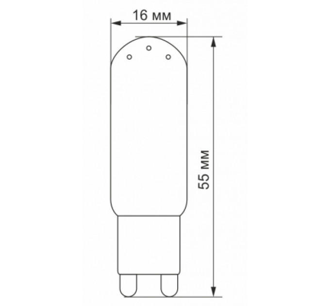 Videx Лампочка Videx G9S 4W G9 4100K (VL-G9S-04224)