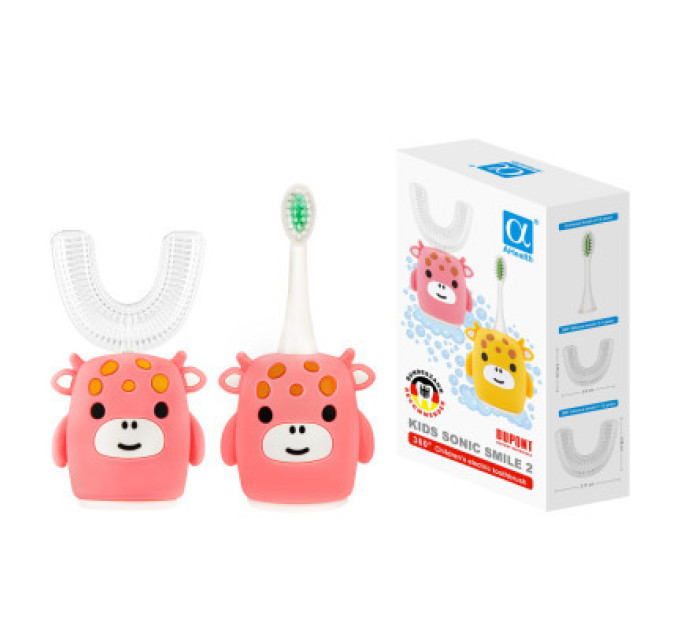 AHealth Електрична зубна щітка AHealth KIDS SONIC SMILE 2 Pink (AHkss2p)