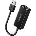 Ugreen Перехідник USB 2.0 to Ethernet RJ45 10/100 Mb CR110 Ugreen (20254)