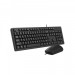 A4Tech Комплект клавіатура+мишка KK-3+OP-330S, USB, Чорна