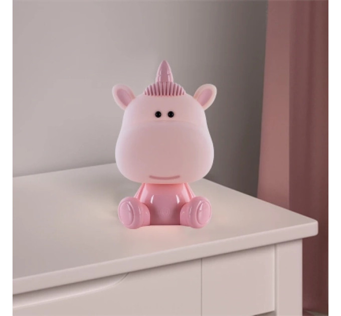 Kite Нічник Kite Світильник LED з акумулятором Unicorn, рожевий (K24-491-1-2)