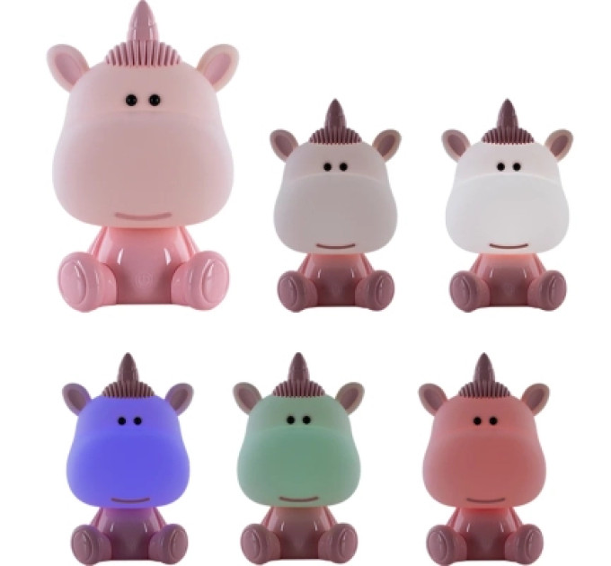 Kite Нічник Kite Світильник LED з акумулятором Unicorn, рожевий (K24-491-1-2)