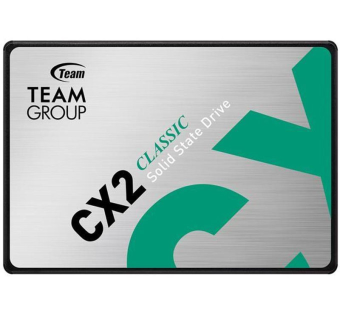 Team Накопичувач SSD  512GB Team CX2 2.5" SATAIII 3D TLC (T253X6512G0C101)