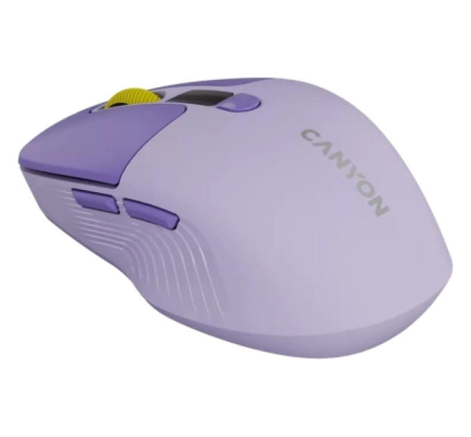 Canyon Мишка Canyon MW-26 LCD Silent Wireless/Bluetooth Violet (CNS-CMSW26V)