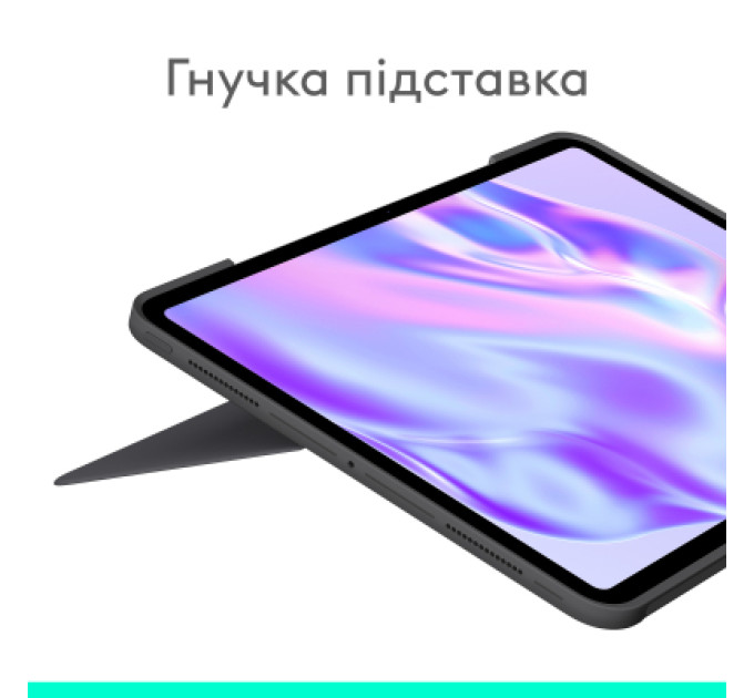 Logitech Чохол до планшета Logitech Combo Touch for iPad Pro 11-inch (M4) GRAPHITE - US (L920-012831)