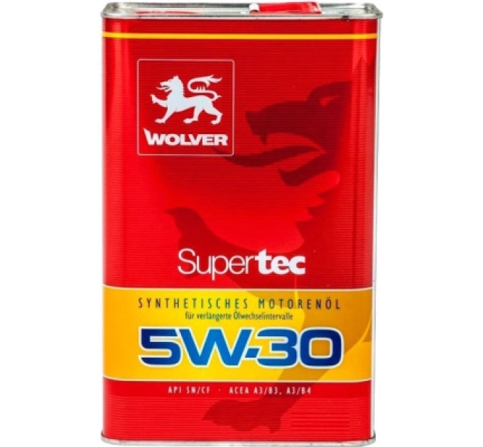Wolver Моторна олива Wolver Supertec 5W-30, API SN/CF 5л (4260360943911)