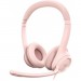 Logitech Навушники Logitech H390 USB Rose (981-001281)