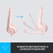 Logitech Навушники Logitech H390 USB Rose (981-001281)