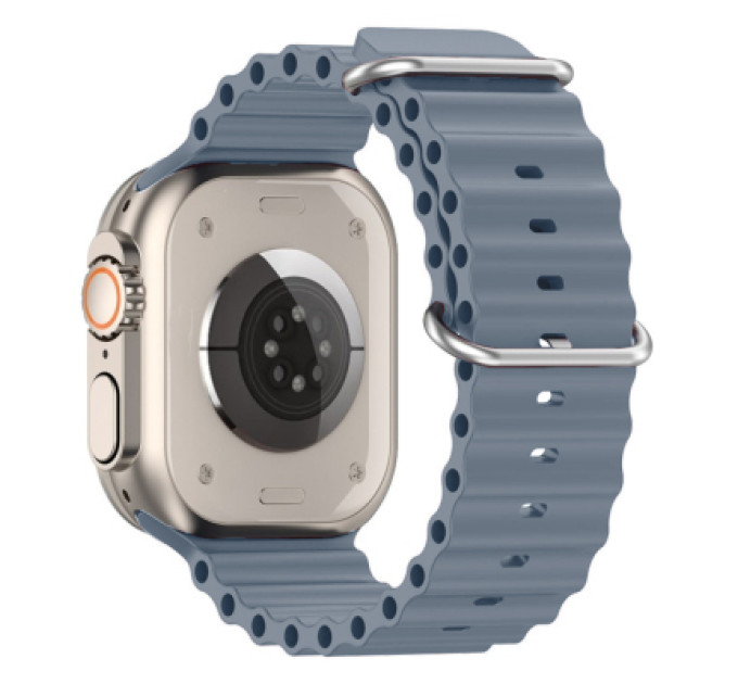 Armorstandart Ремінець до смарт-годинника Armorstandart Ocean Band для Apple Watch 42 (Series 11-10)/41/40/38 Stone Lotus Blue (ARM74236)