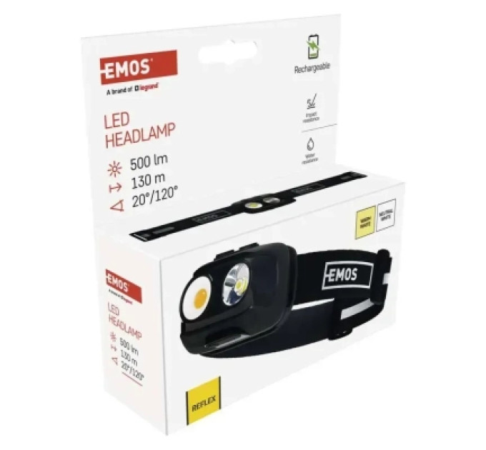 EMOS Ліхтар EMOS P3542 500Lm Li-Ion (P3542)