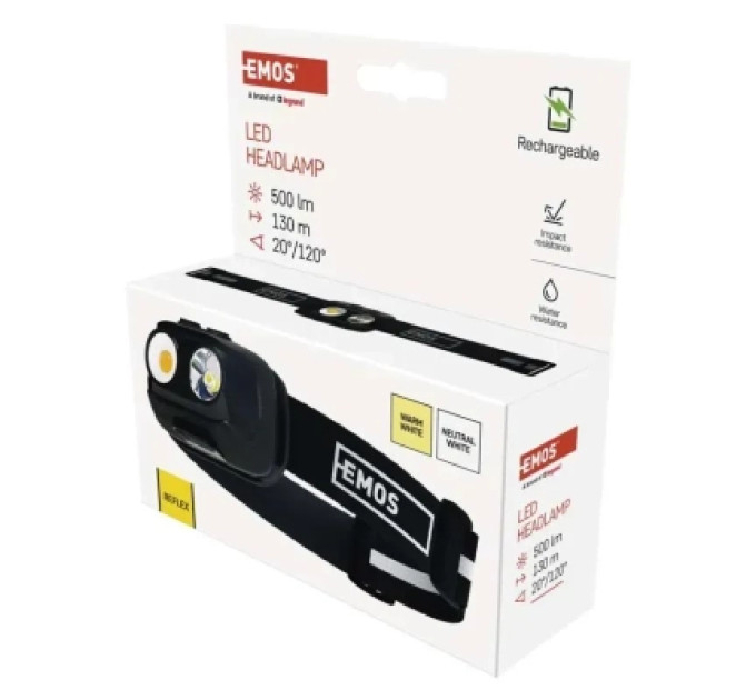 EMOS Ліхтар EMOS P3542 500Lm Li-Ion (P3542)