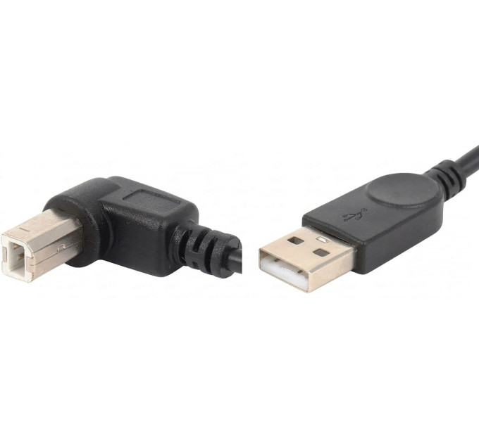 Value Кабель для принтера USB 2.0 AM/BM 1.0m 90 down Value (S0670)