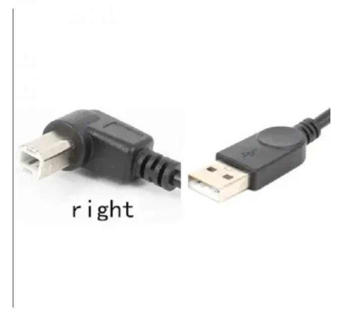 Value Кабель для принтера USB 2.0 AM/BM 1.0m 90 left Value (S0671)