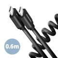 AXAGON Дата кабель USB-C to USB-C 0.6m 60W black AXAGON (BUCM-CM10TB)
