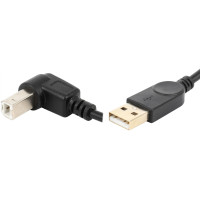 Кабель для принтера USB 2.0 AM/BM 1.0m 90 up Value (S0754)