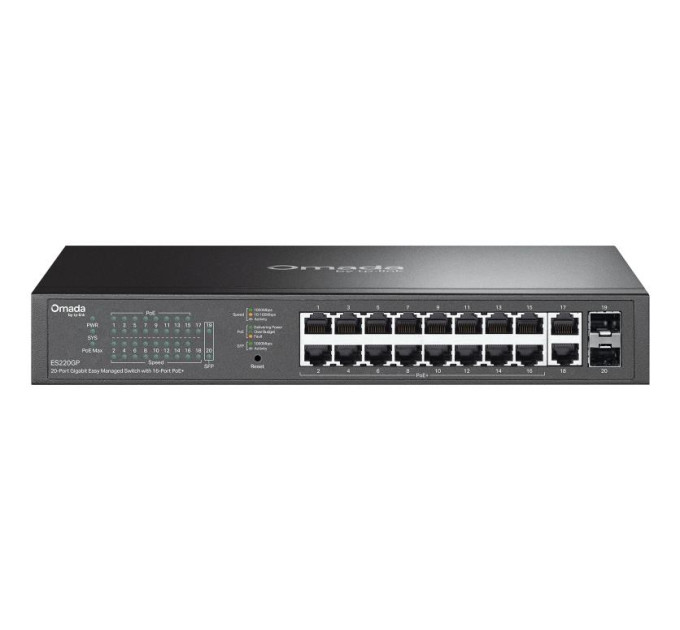 TP-Link 20-портовий гігабітний комутатор, ES220GP TP-LINK